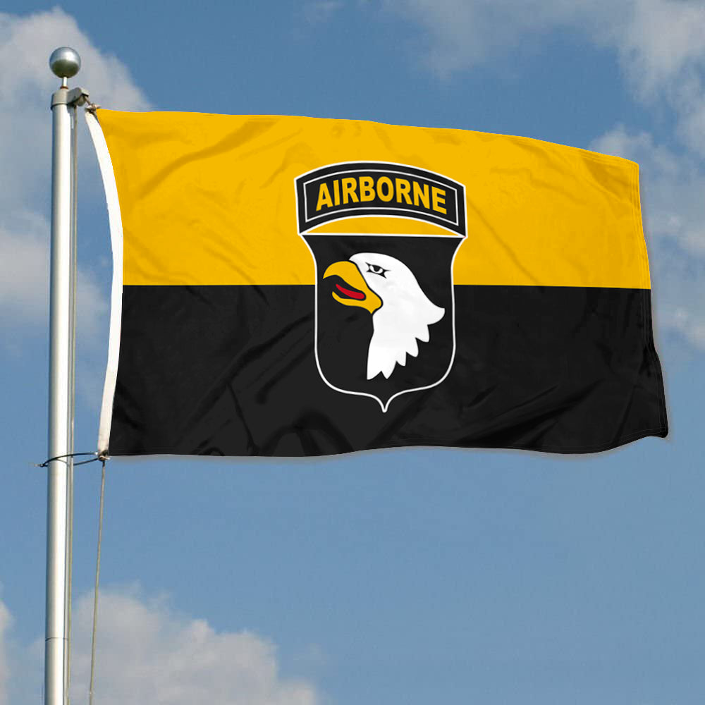 Fyon The Army 101st Airborne Division Flag Design 2 Indoor and outdoor banner