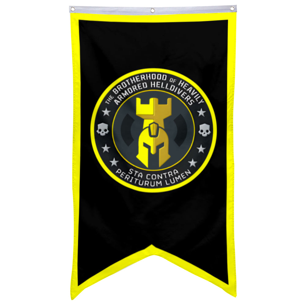 Fyon The Brotherhood of Heavily Armored Flag Game Flags Banner