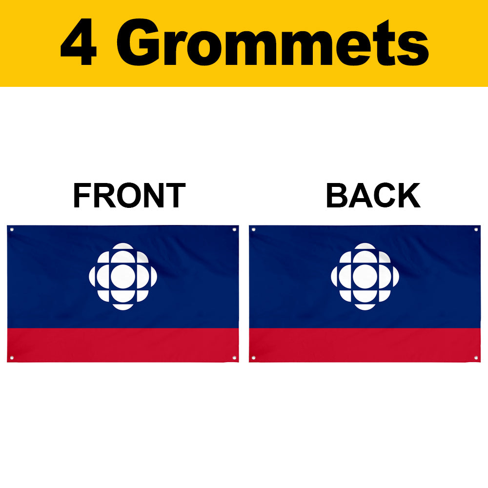 Fyon The Canadian Broadcasting Corporation Flag Banner