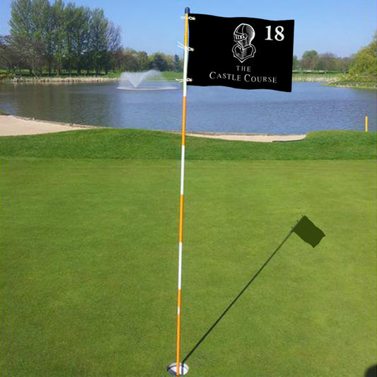 Fyon The Castle Course Pin Flag Banner Grommets