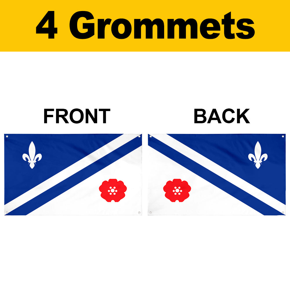 Fyon The Franco Albertains Flag Banner