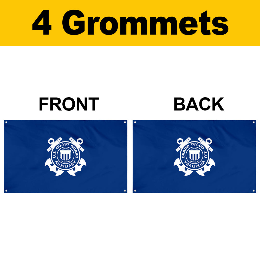 Fyon The United States Coast Guard Auxiliary (1940) Flag Banner