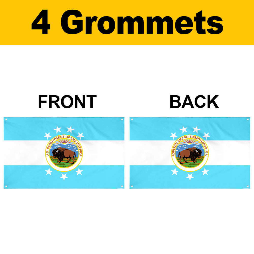 Fyon The United States Secretary of the Interior (1917–1934) Flag Banner