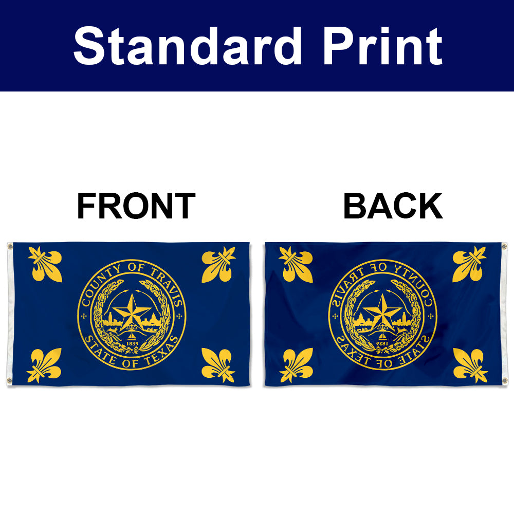 Fyon Travis County Flag Banner