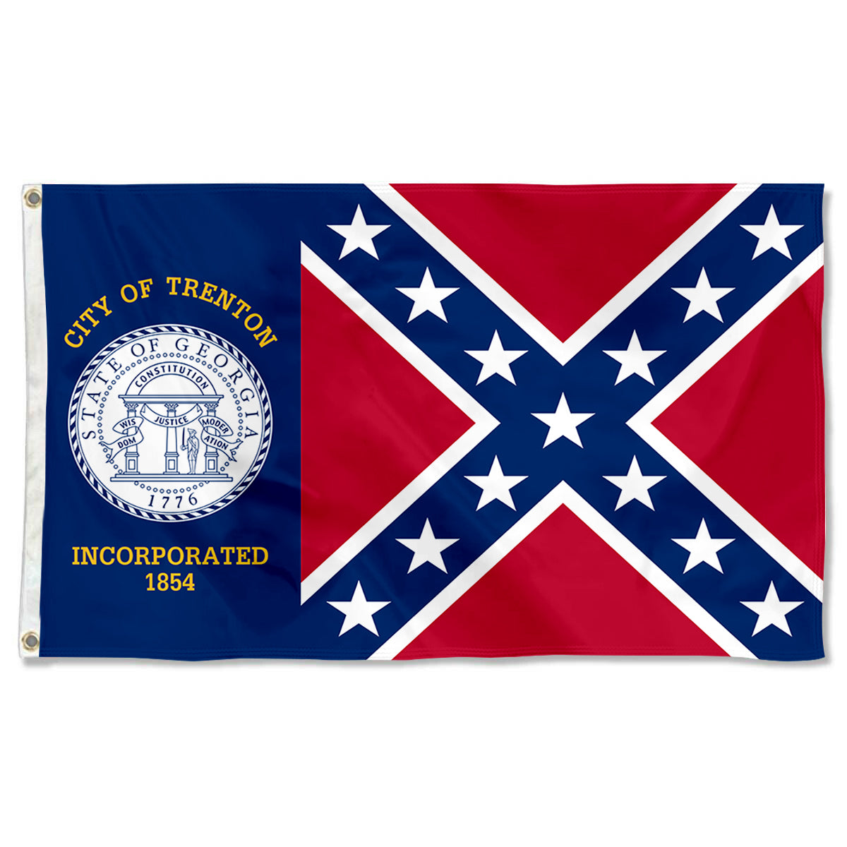 Fyon Trenton, Georgia Flag Banner