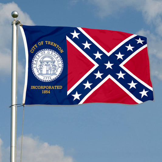 Fyon Trenton, Georgia Flag Banner