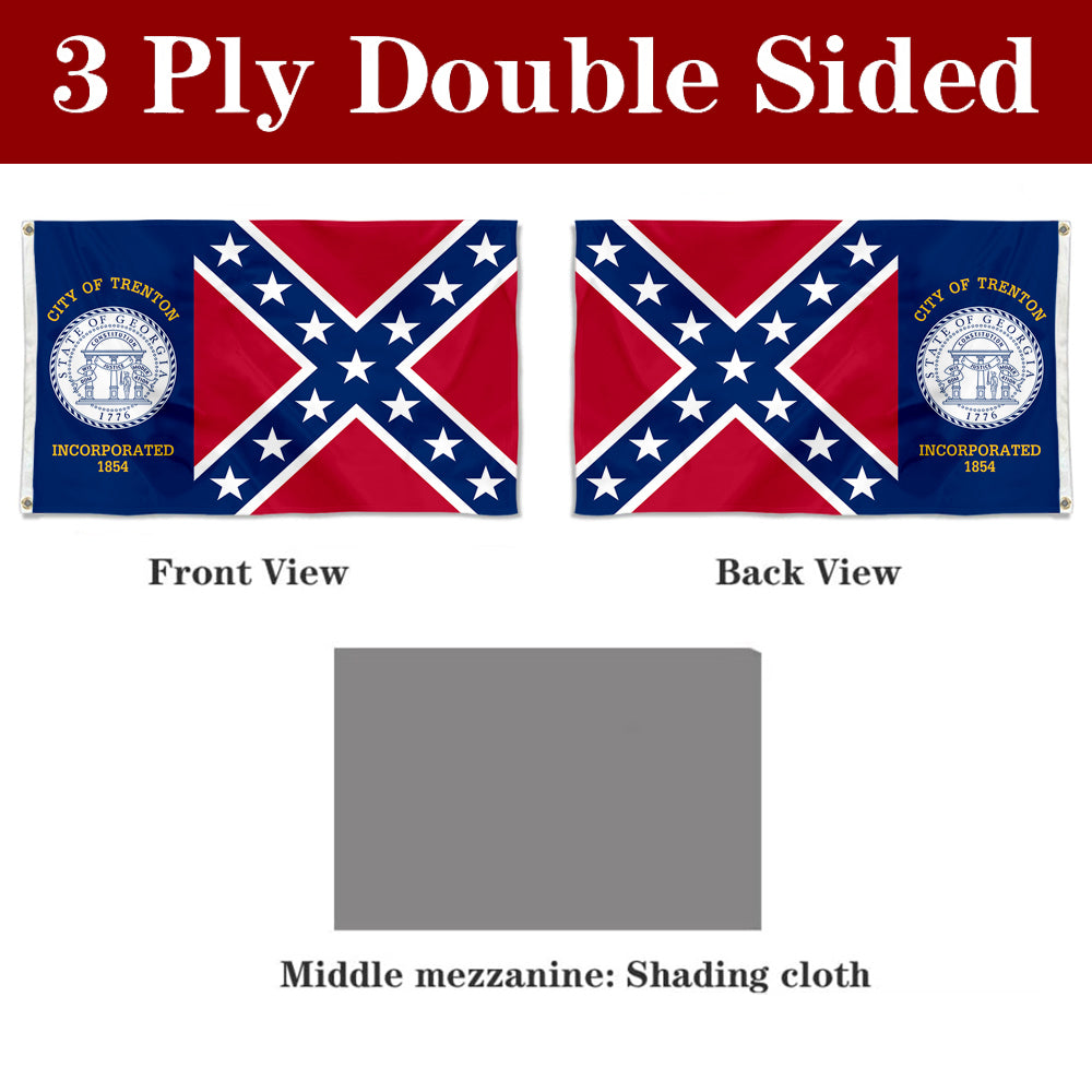 Fyon Trenton, Georgia Flag Banner