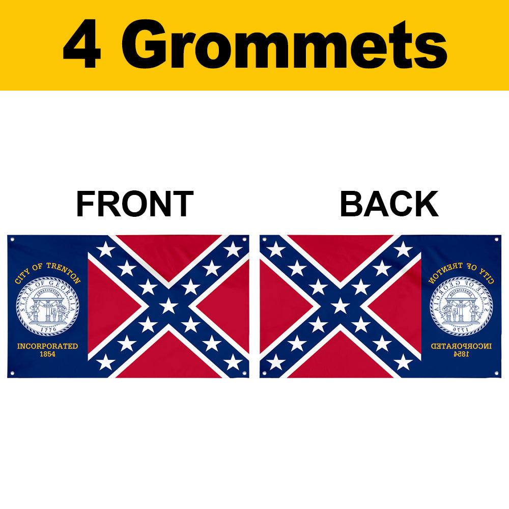 Fyon Trenton, Georgia Flag Banner