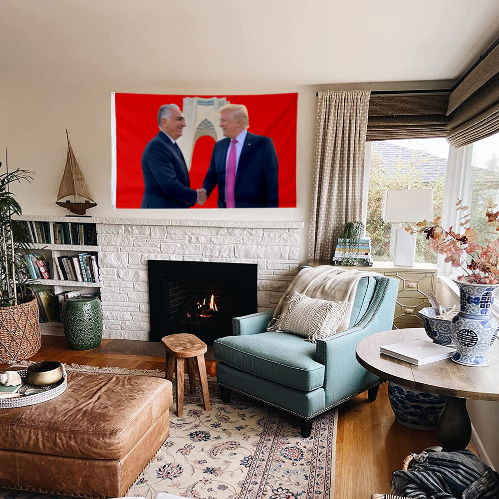 Fyon Custom Azadi Tower Trump Flag Banner