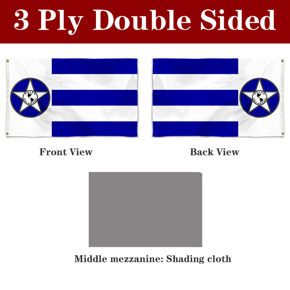 Fyon Tulsa (1941–1973), Oklahoma Flag Banner