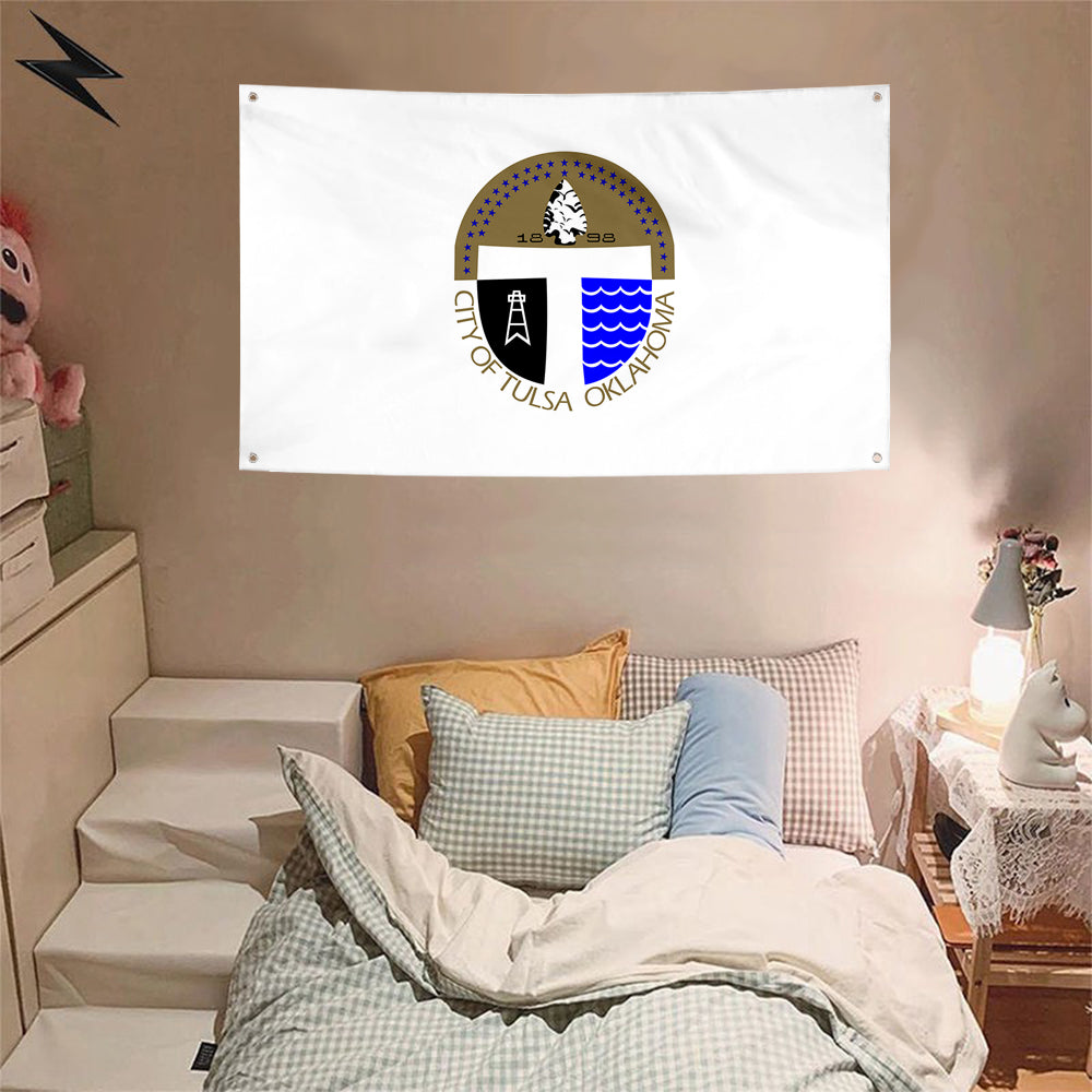 Fyon Tulsa, Oklahoma (1973–2018) Flag Banner
