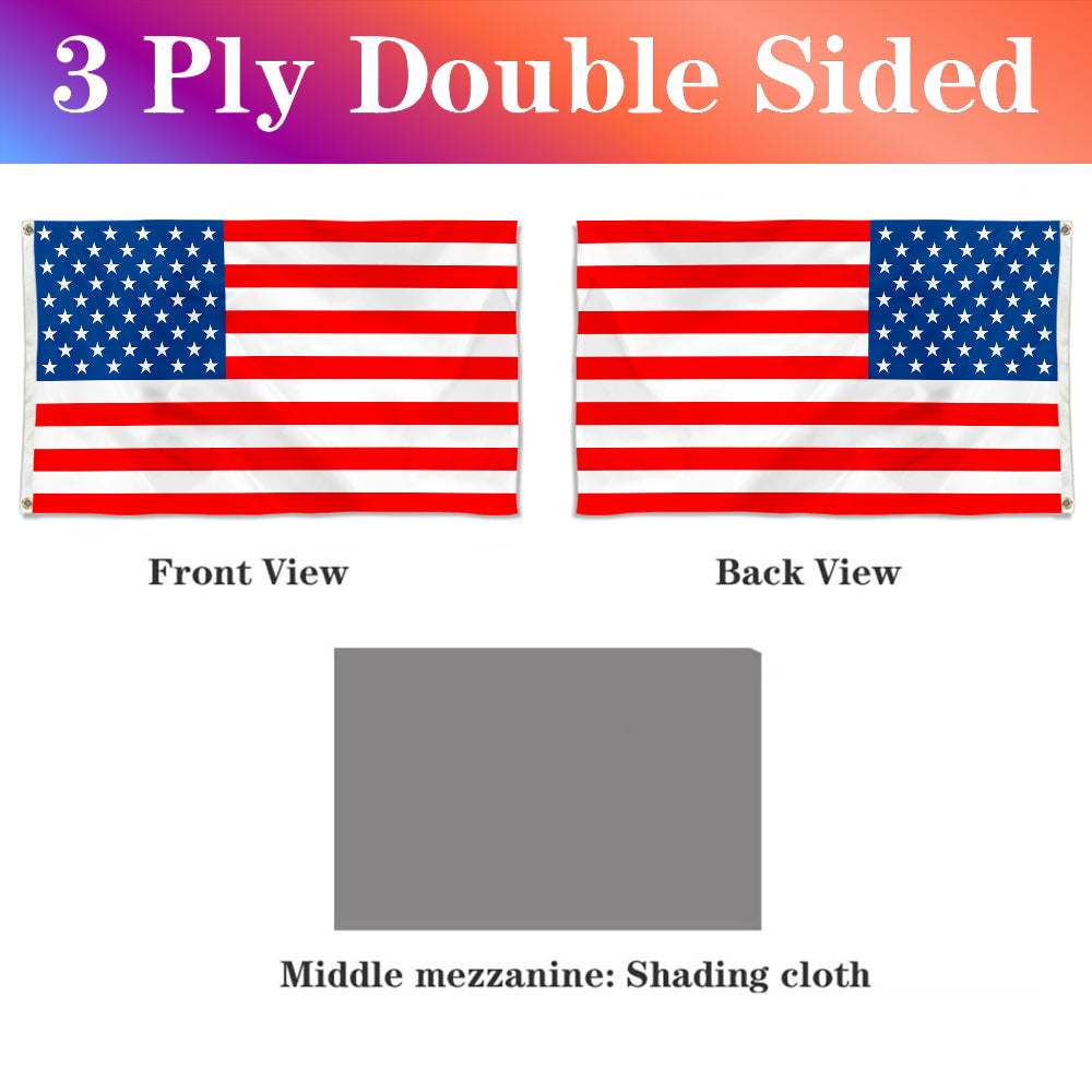 Fyon American US Flag Banner
