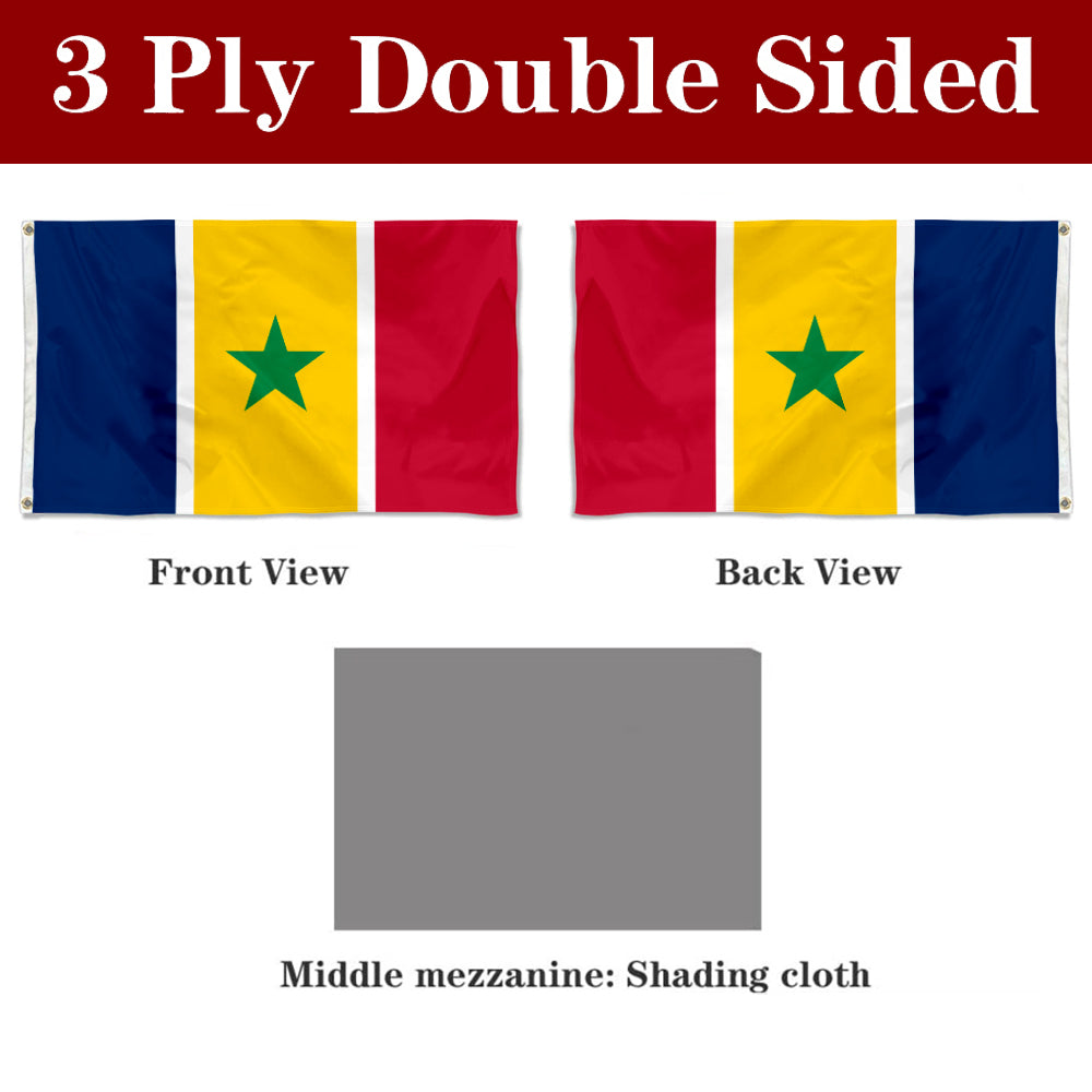 Fyon United Republic of Chad and Cameroon Flag Banner