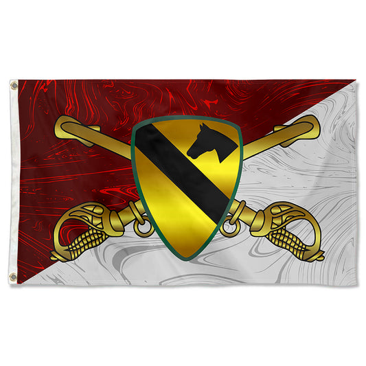 Fyon United States 1st Cavalry Division Flag Indoor and outdoor banner