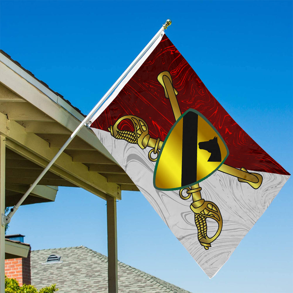Fyon United States 1st Cavalry Division Flag Indoor and outdoor banner