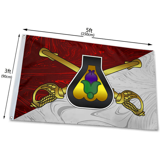 Fyon United States 21st Cavalry Division flag Indoor and outdoor banner