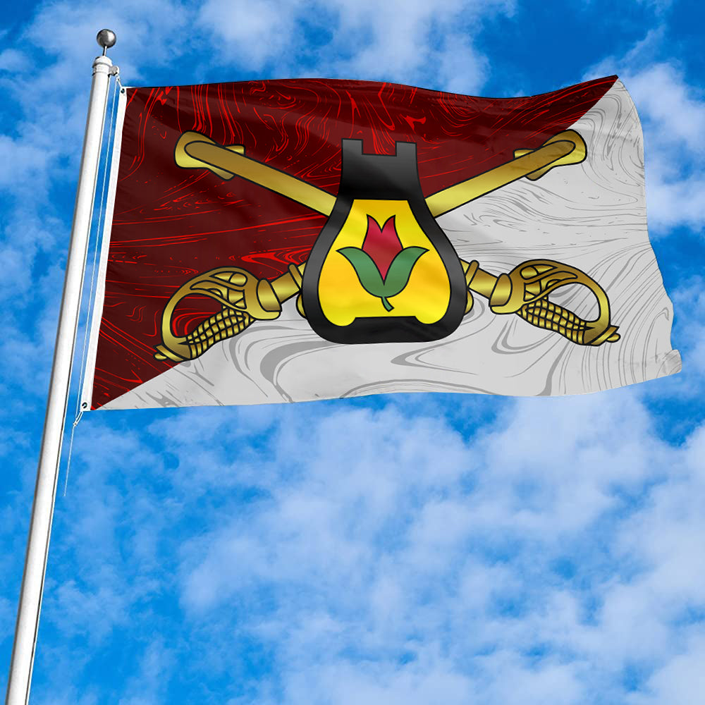 Fyon United States 24th Cavalry Division flag Indoor and outdoor banner