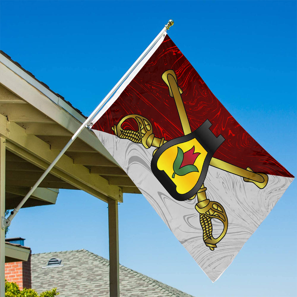 Fyon United States 24th Cavalry Division flag Indoor and outdoor banner