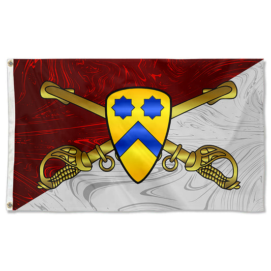 Fyon United States 2nd Cavalry Division Indoor and outdoor banner