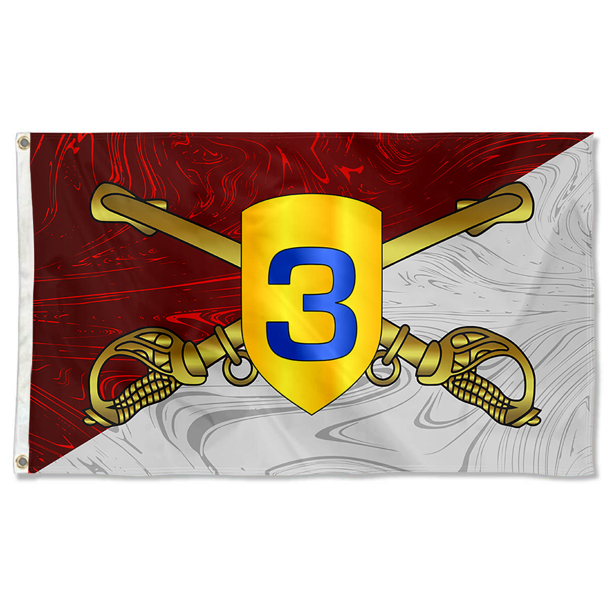 Fyon United States 3rd Cavalry Division Indoor and outdoor banner