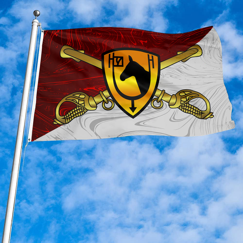 Fyon United States 61st Cavalry Division flag Indoor and outdoor banner