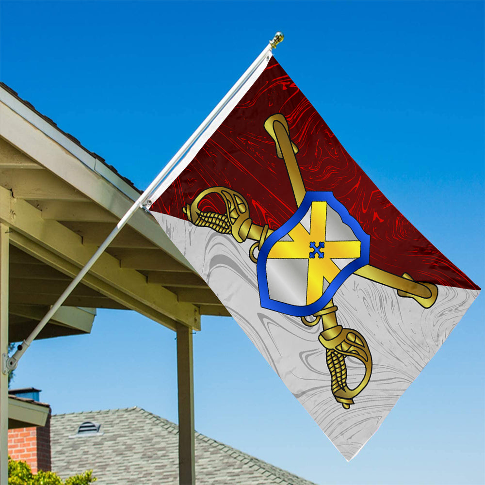 Fyon United States 62d Cavalry Division flag Indoor and outdoor banner