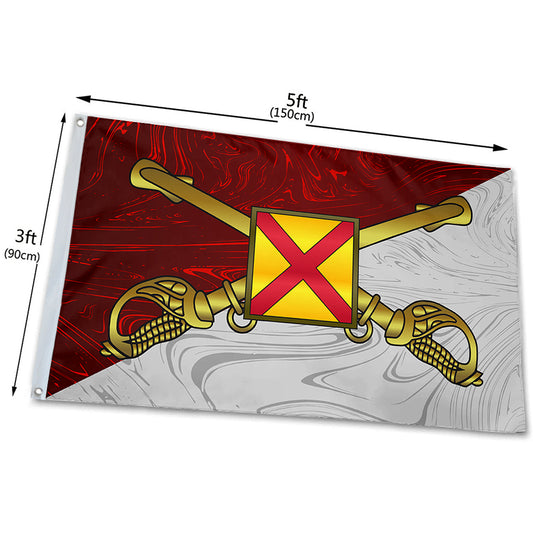Fyon United States 63rd Cavalry Division flag Indoor and outdoor banner