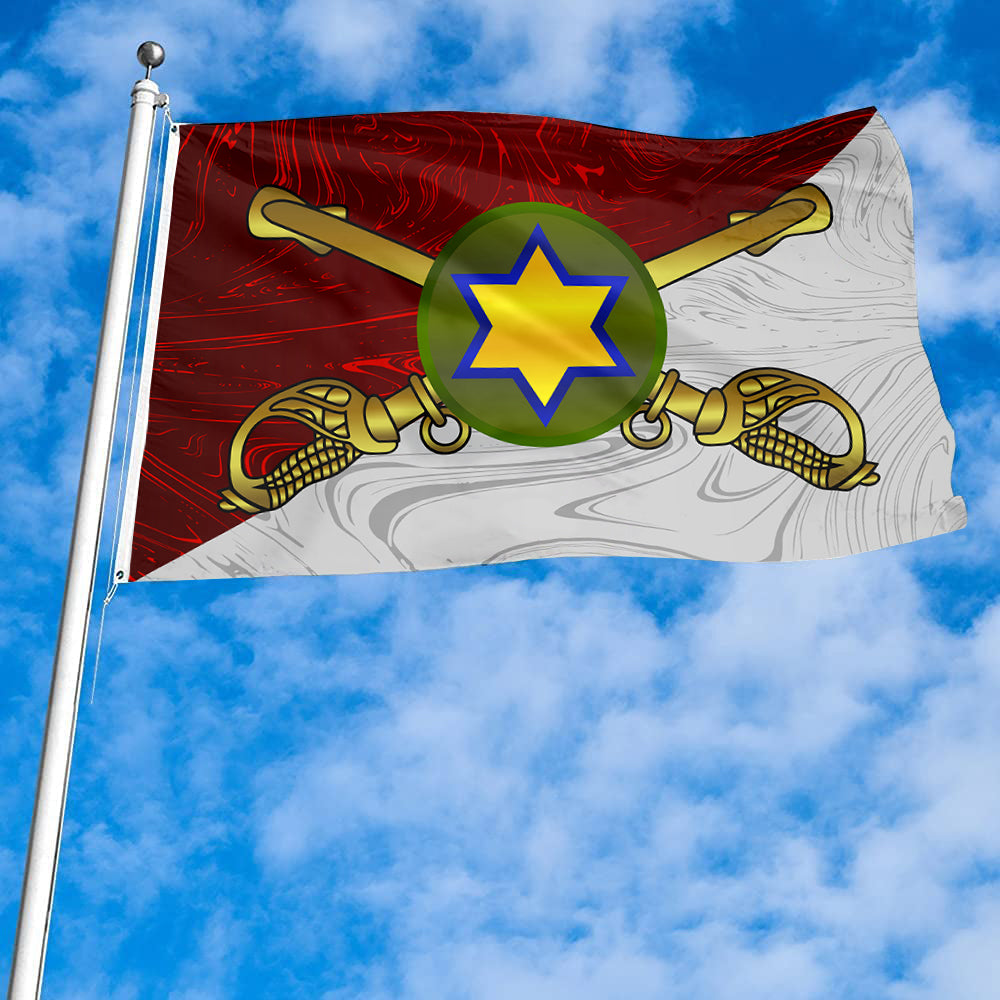 Fyon United States66th Cavalry Division flag Indoor and outdoor banner