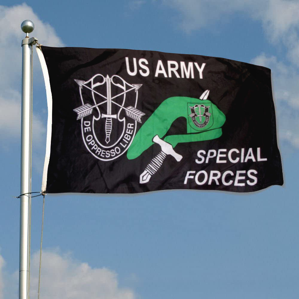 Fyon Double-sided United States Army Special Forces Polyester Flag Banner