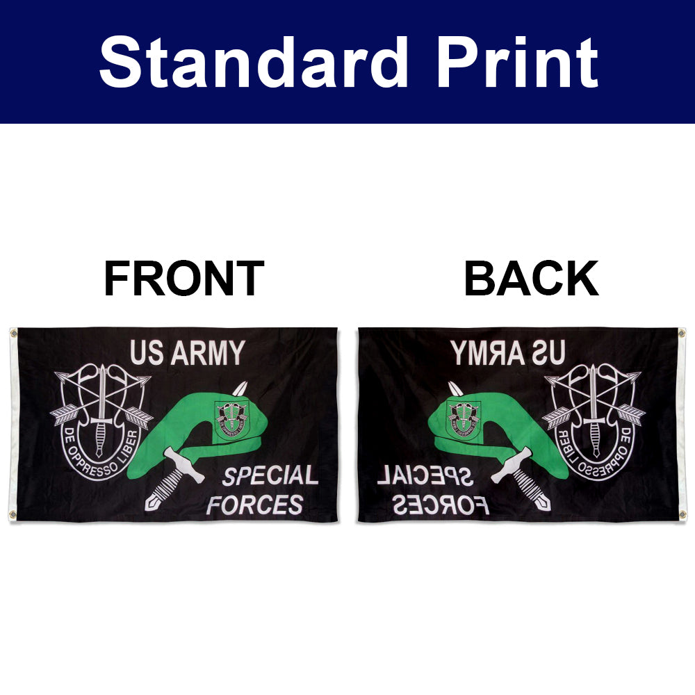 Fyon Double-sided United States Army Special Forces Polyester Flag Banner