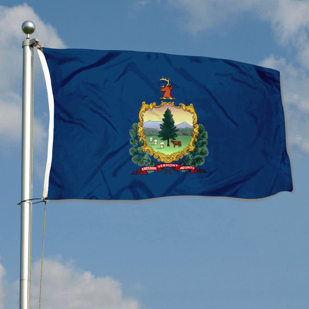 Fyon Vermont Flag Banner