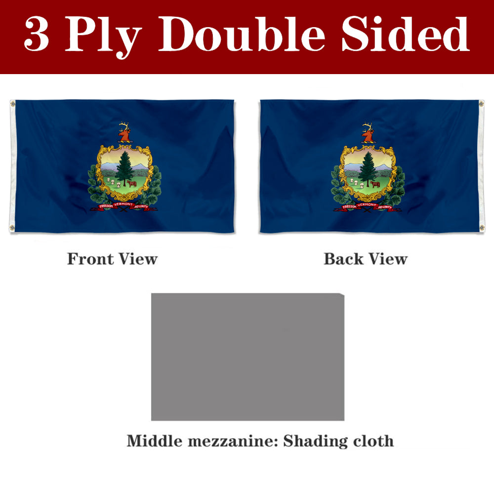 Fyon Vermont Flag Banner