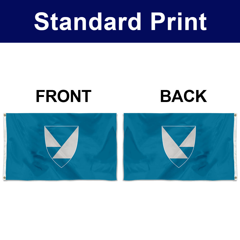 Fyon Double-sided Vestland County, Norway Flag Banner