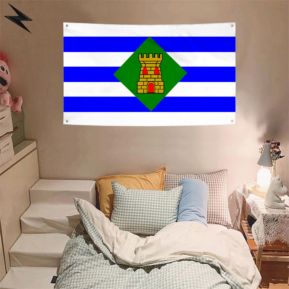 Fyon Vieques, Puerto Rico Flag Banner
