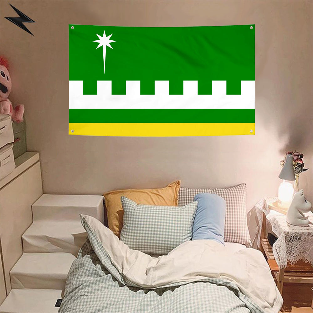 Fyon Villalba, Puerto Rico Flag Banner