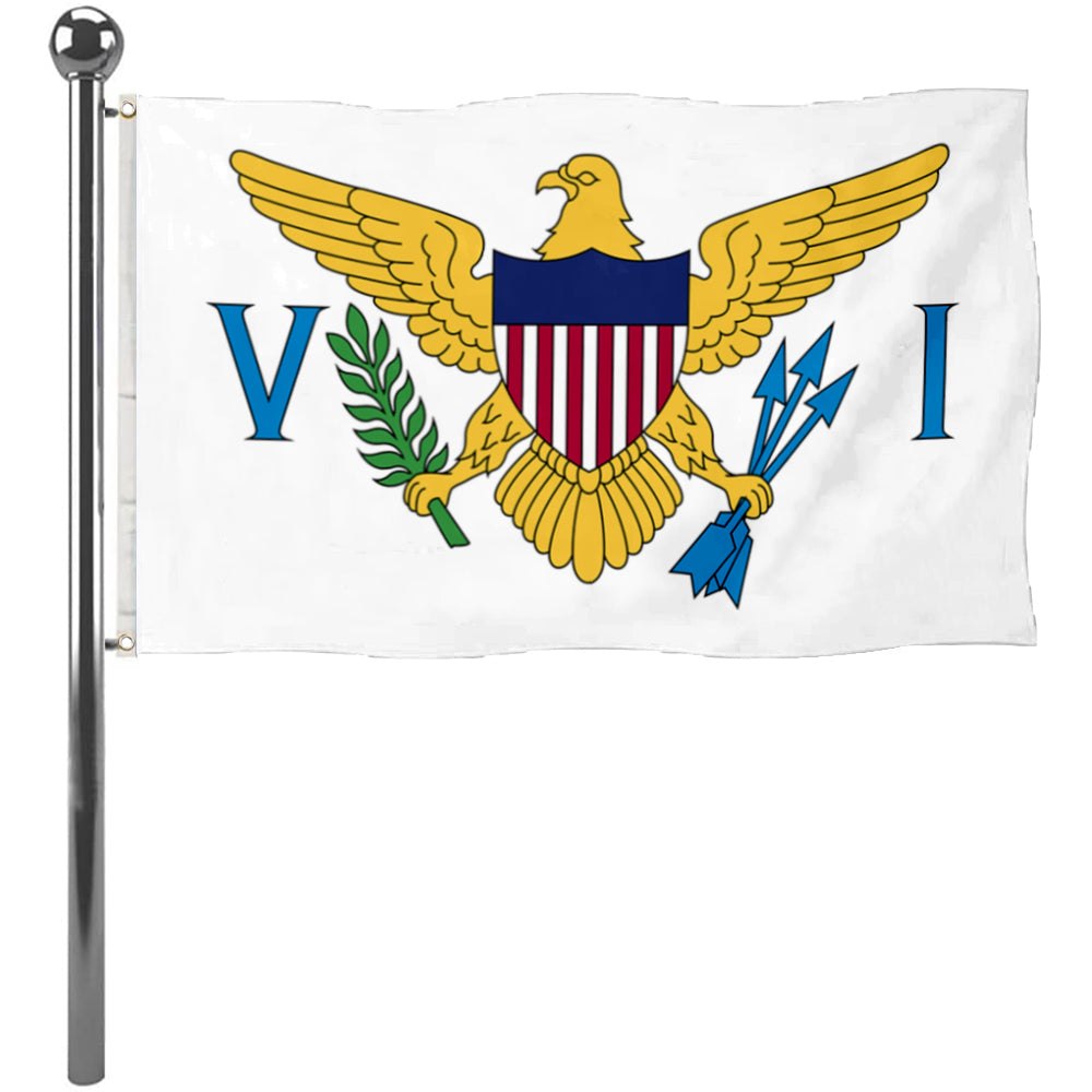 Fyon Virgin Islands of the United States Flag Banner