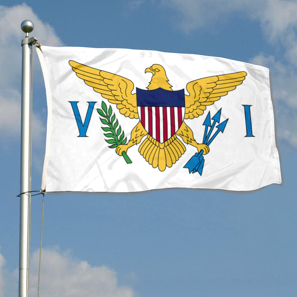 Fyon Virgin Islands of the United States Flag Banner
