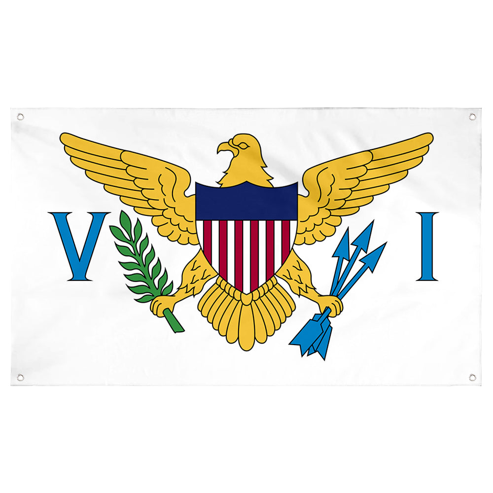Fyon Virgin Islands of the United States Flag Banner