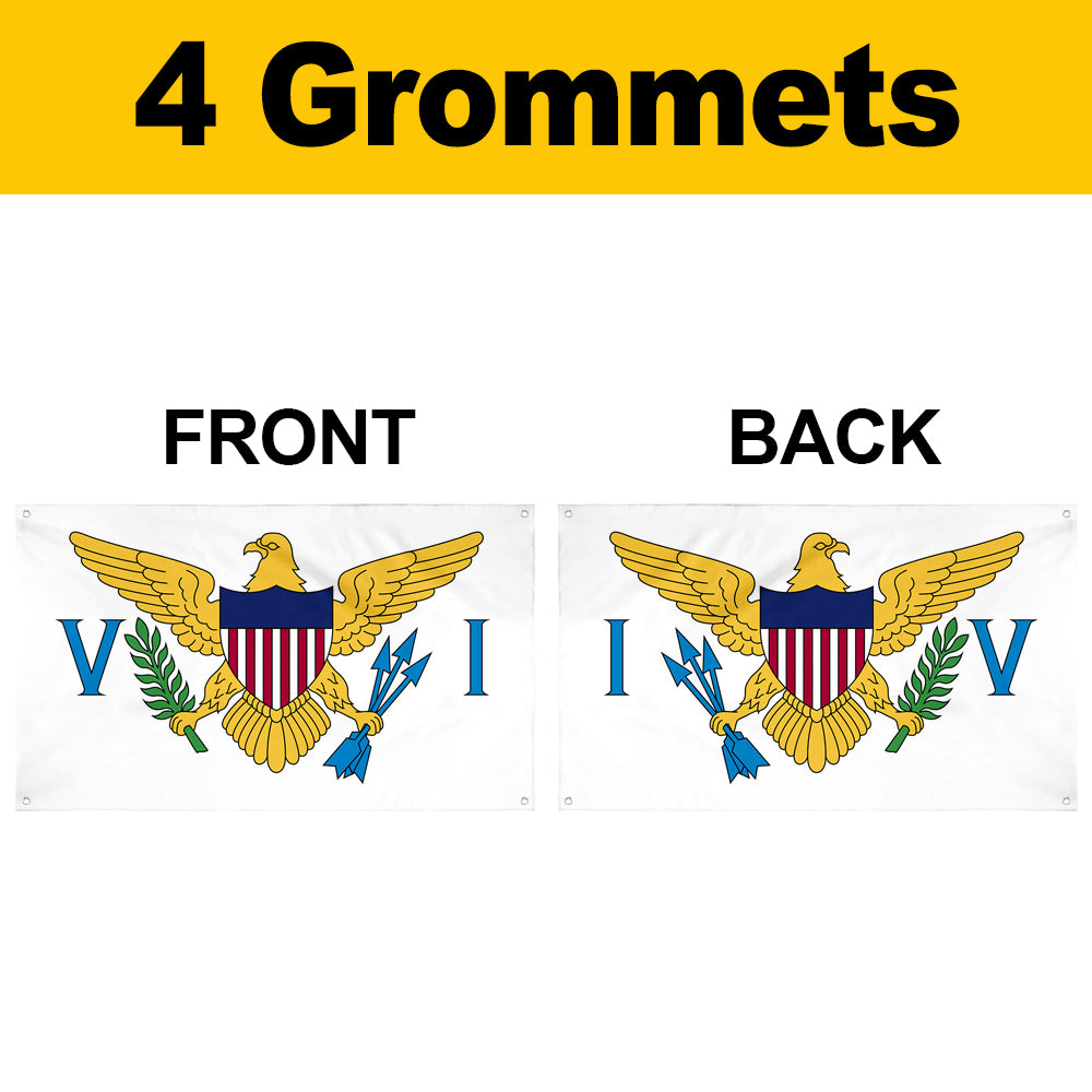 Fyon Virgin Islands of the United States Flag Banner