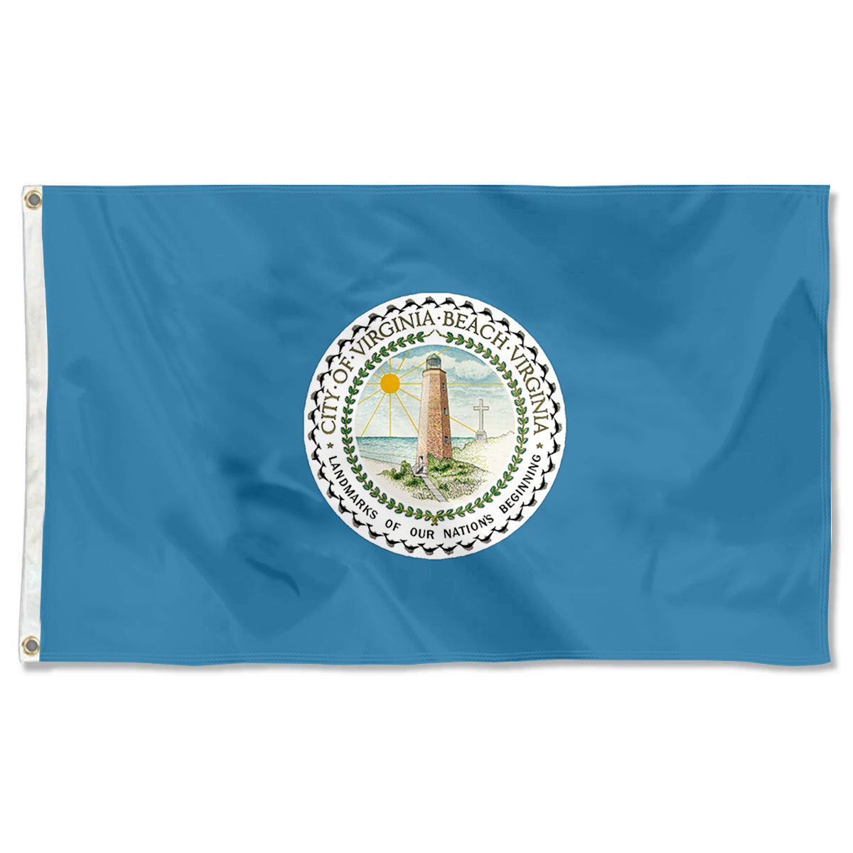 Fyon Virginia banner City of Virginia Beach Flag