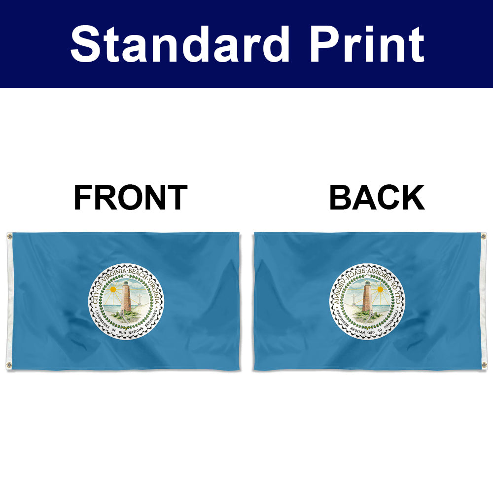 Fyon Virginia banner City of Virginia Beach Flag