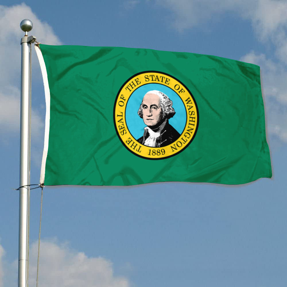 Fyon Washington Flag Banner