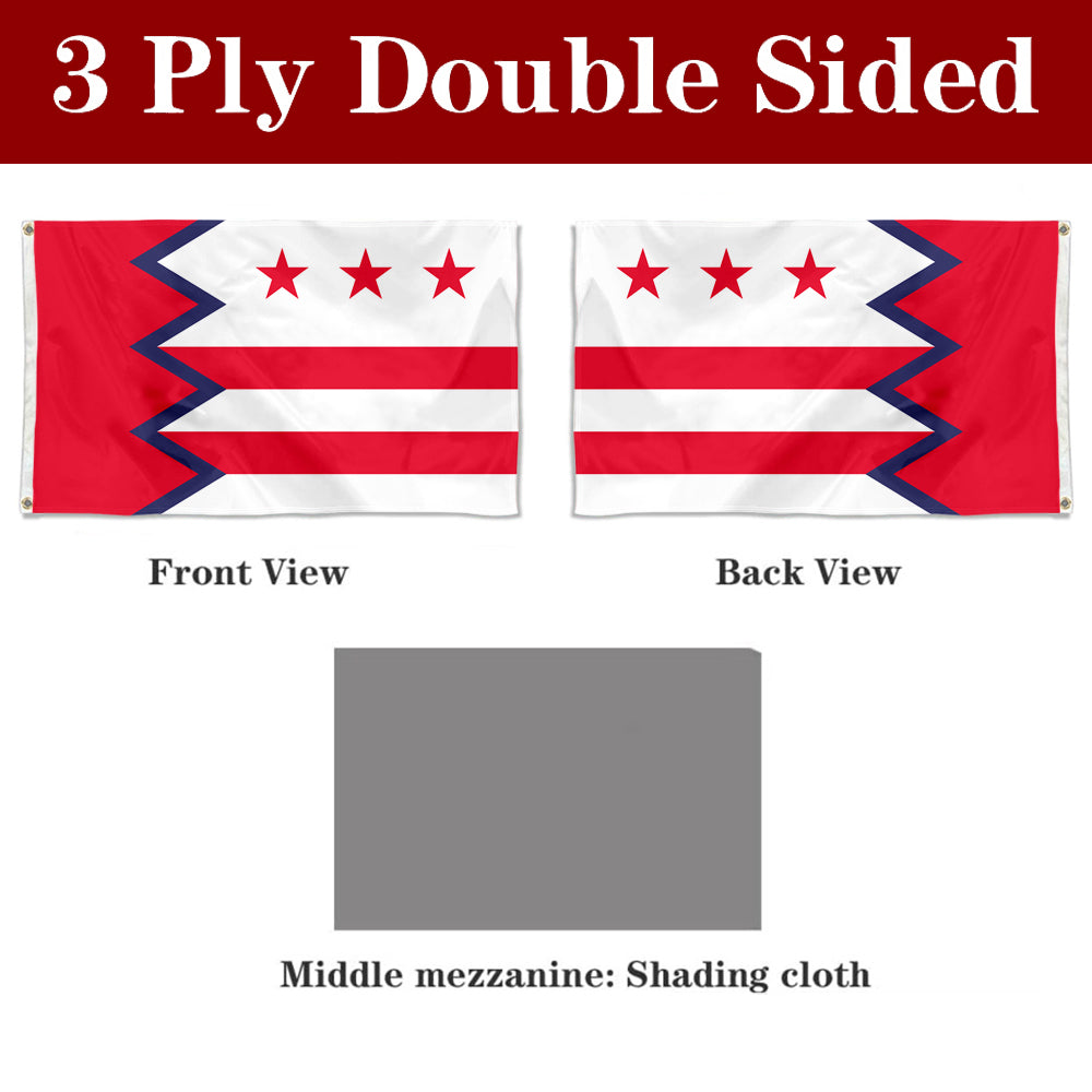 Fyon Washington, Maine Flag Banner