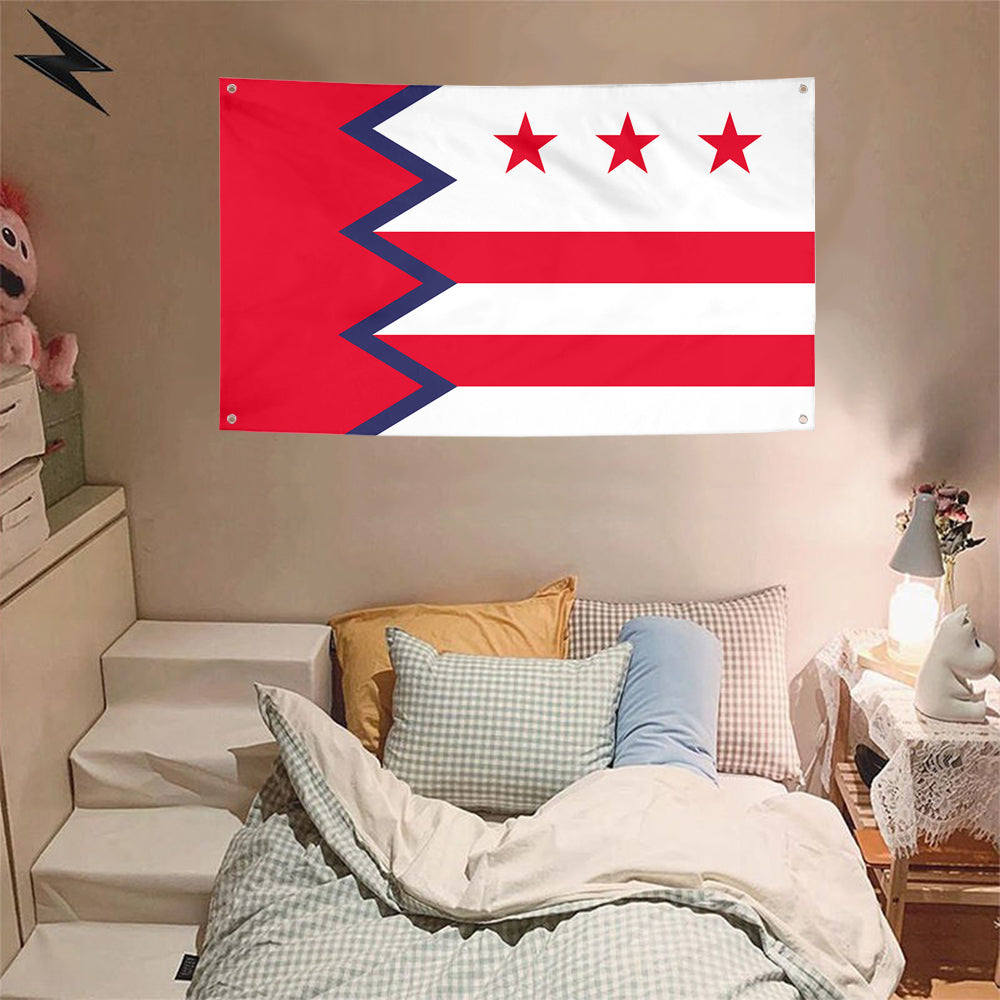 Fyon Washington, Maine Flag Banner