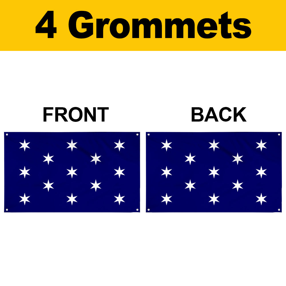 Fyon Washington, New York Flag Banner