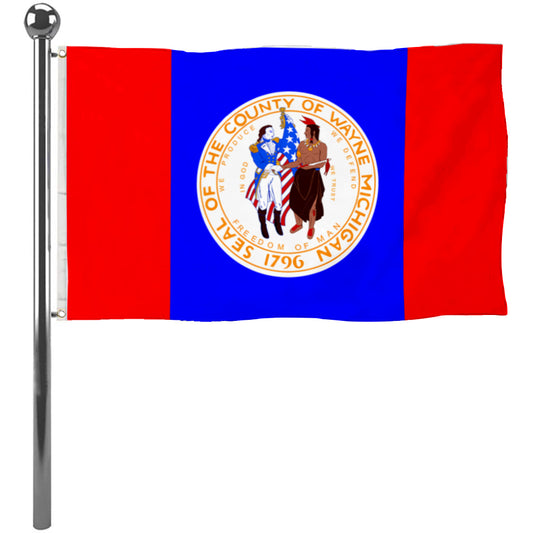 Fyon Wayne County Flag Banner