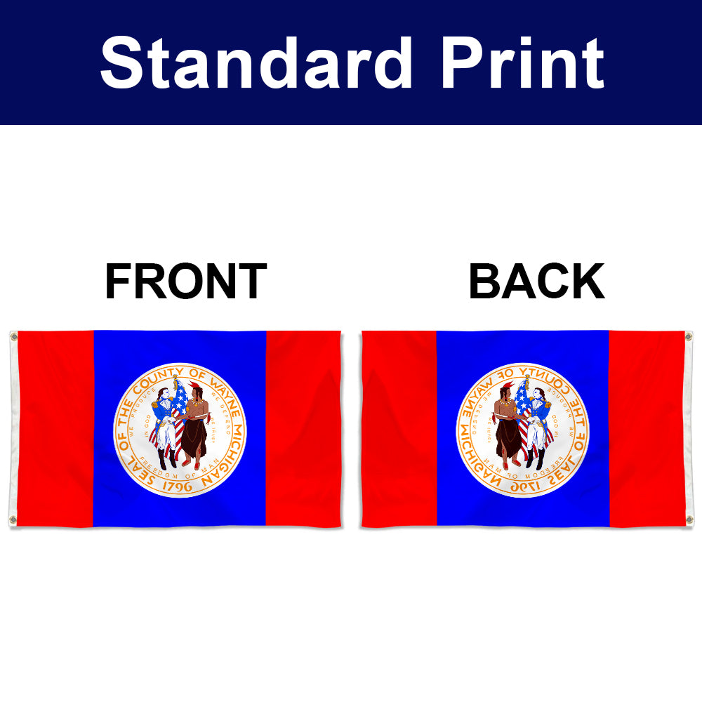 Fyon Wayne County Flag Banner