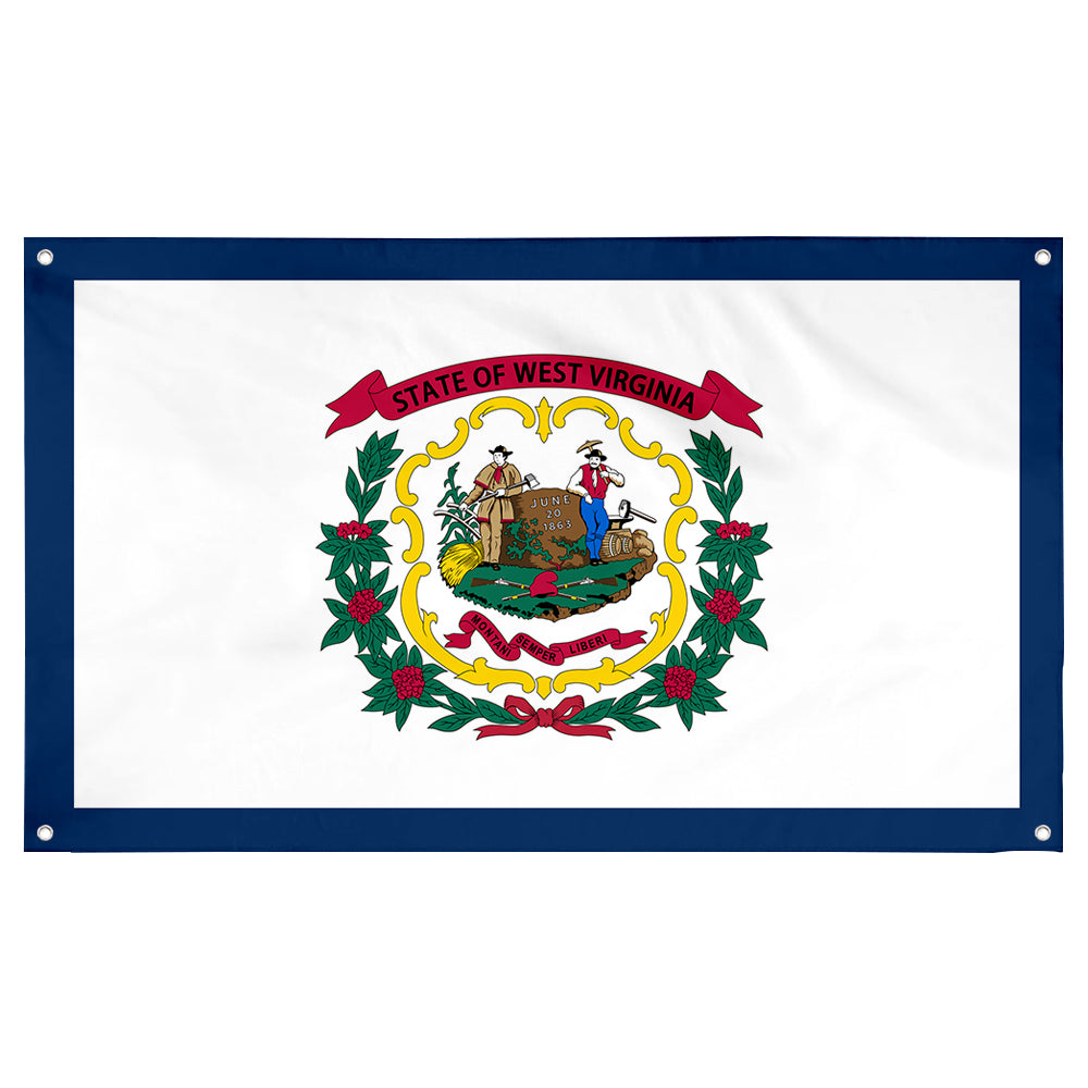 Fyon West Virginia Flag Banner