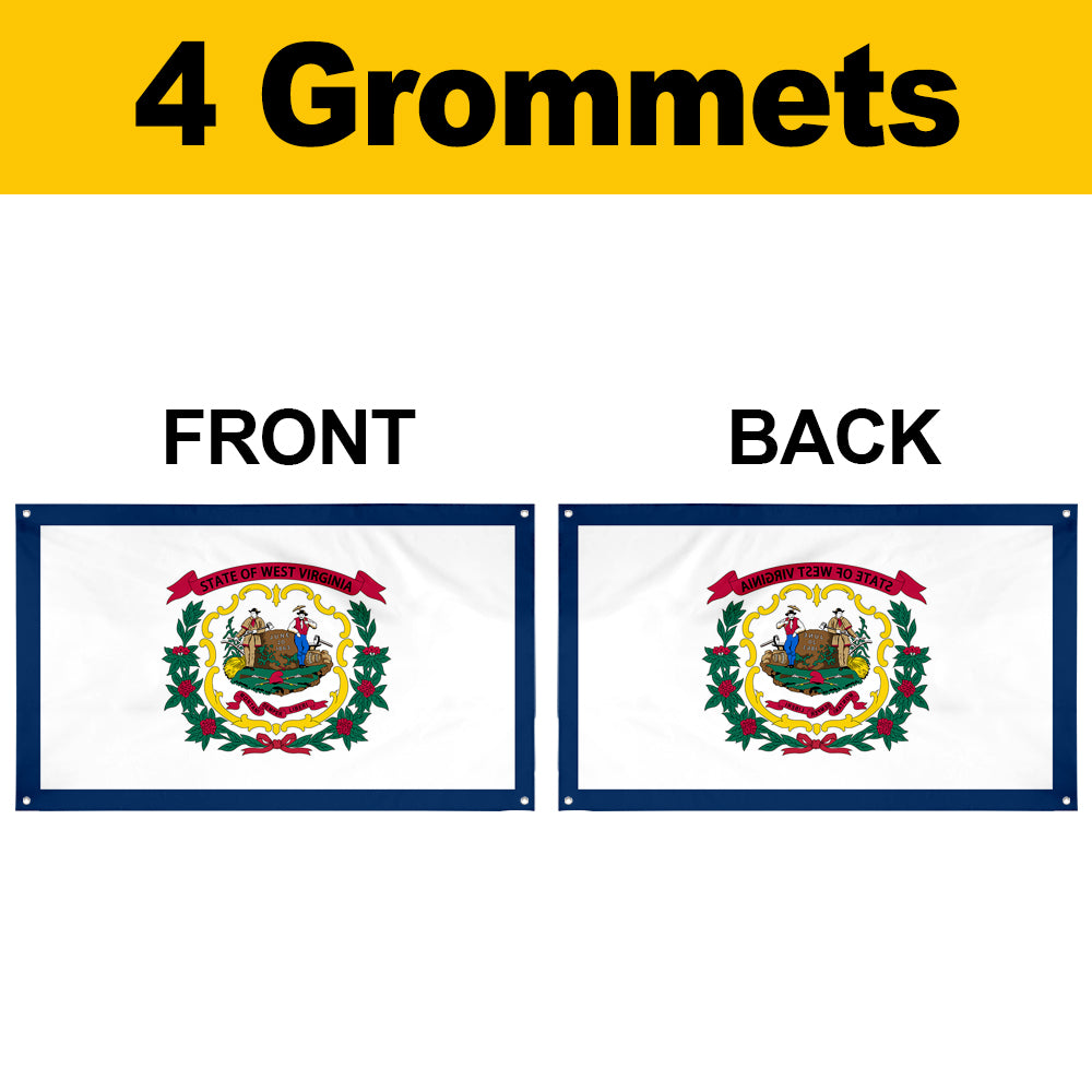 Fyon West Virginia Flag Banner