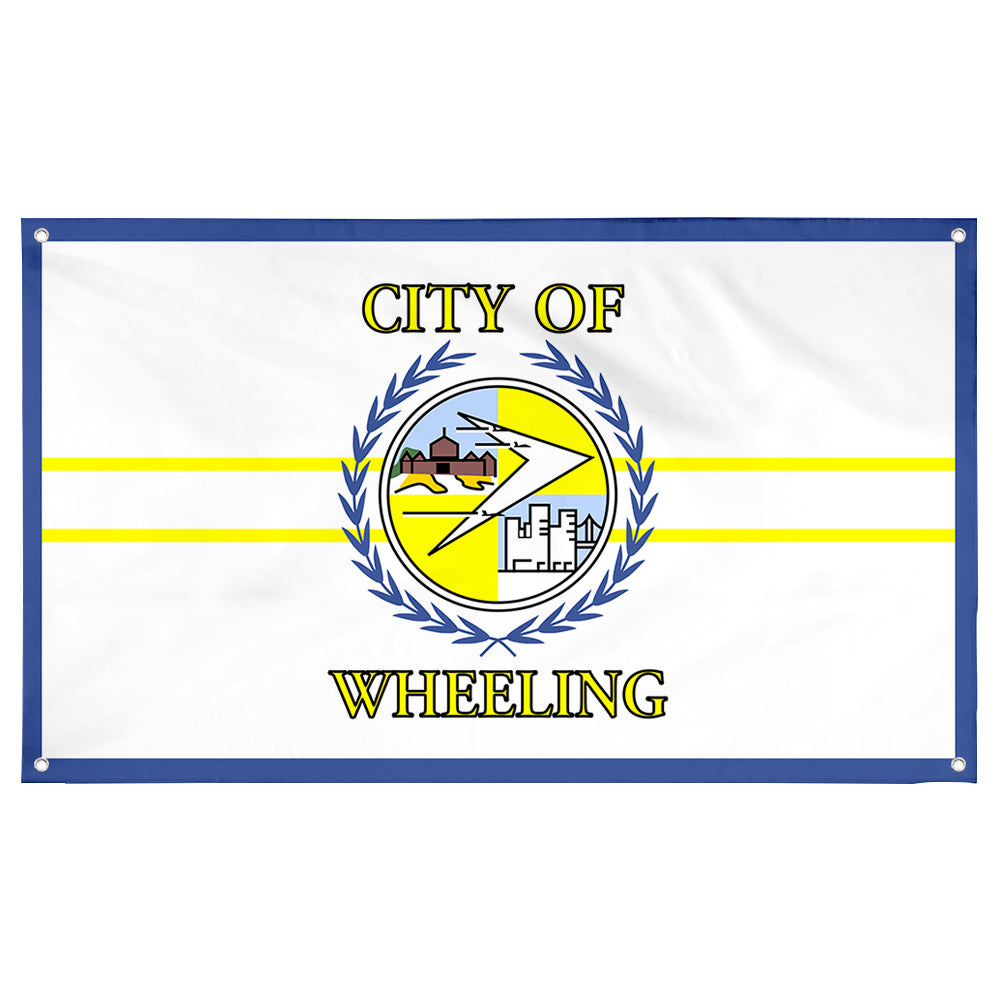 Fyon Wheeling, West Virginia (1968–2018) Flag Banner